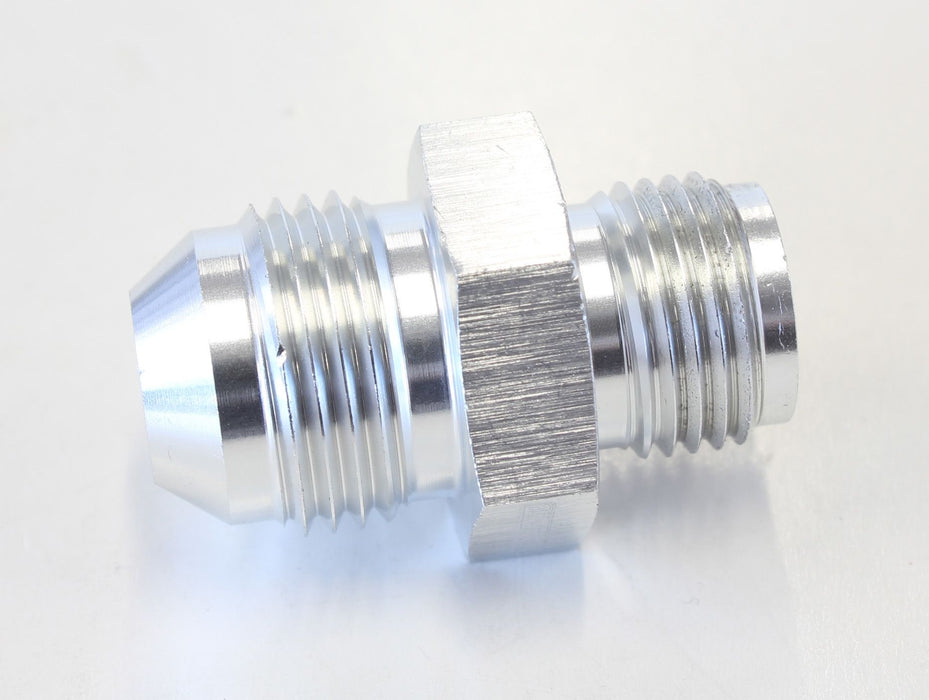 Inverted Seat Adapter 5/8"-18 to -8AN  Silver Finish