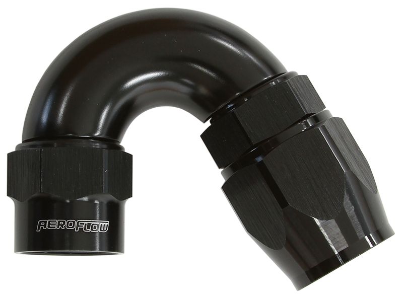 Kryptalon® Series Heavy Duty One Piece Swivel 150° Hose End -12AN  Black Finish. Suits Kryptalon® Series Hose