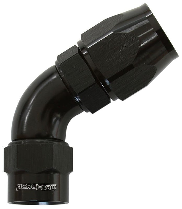 Kryptalon® Series Heavy Duty One Piece Swivel 60° Hose End -12AN  Black Finish. Suits Kryptalon® Series Hose