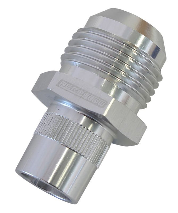 Breather Adapters -10AN  Press in for Nissan Valve Covers with non-threaded hole, Silver finish