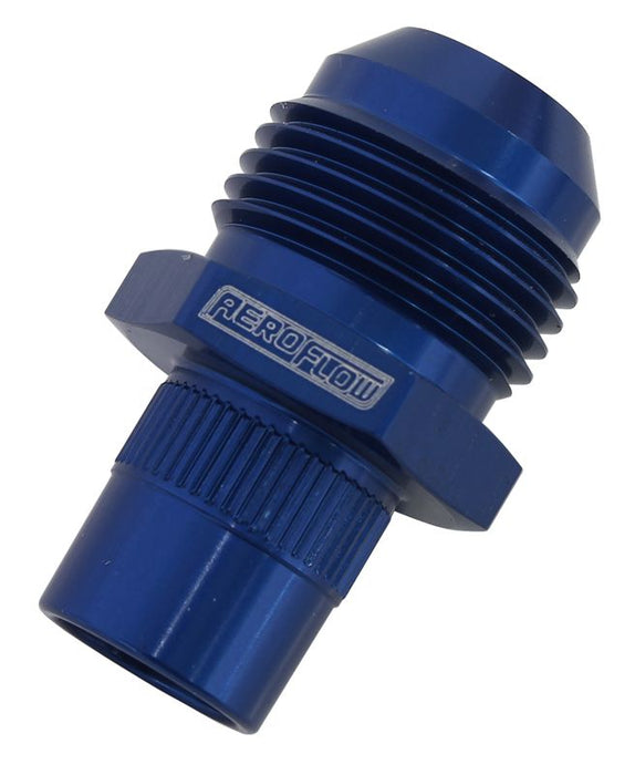 Breather Adapters -10AN  Press in for Nissan Valve Covers with non-threaded hole, Blue