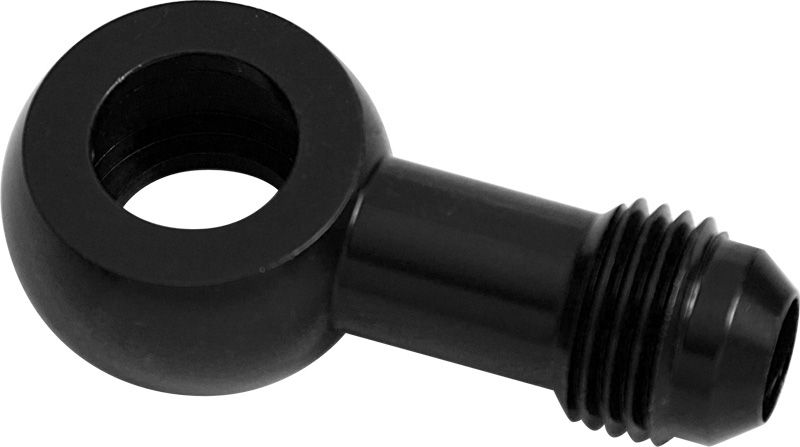 Alloy AN Banjo Fitting 12mm to -4AN  Black Finish