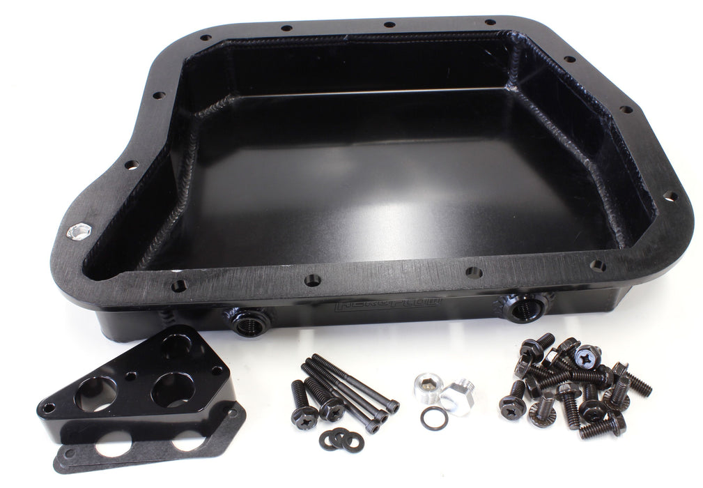 Chrysler Fabricated Transmission Pan including Filter Extension    Black Finish. Suit Torqueflite 727, 2.33" Deep