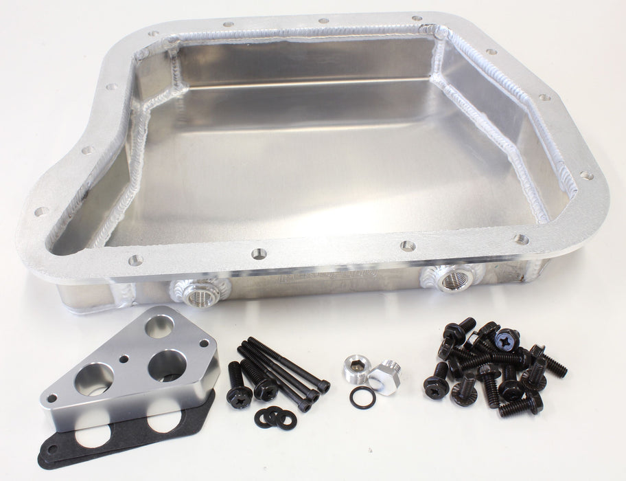 2.33" Deep Fabricated Transmission Pan including Filter Extension   Natural Finish. Suit Chrysler Torqueflite 727