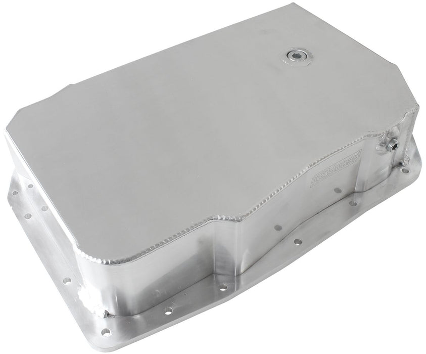 3.35" (85mm) DeepFabricated Transmission Pan suit GM 6L80E  Natural Finish