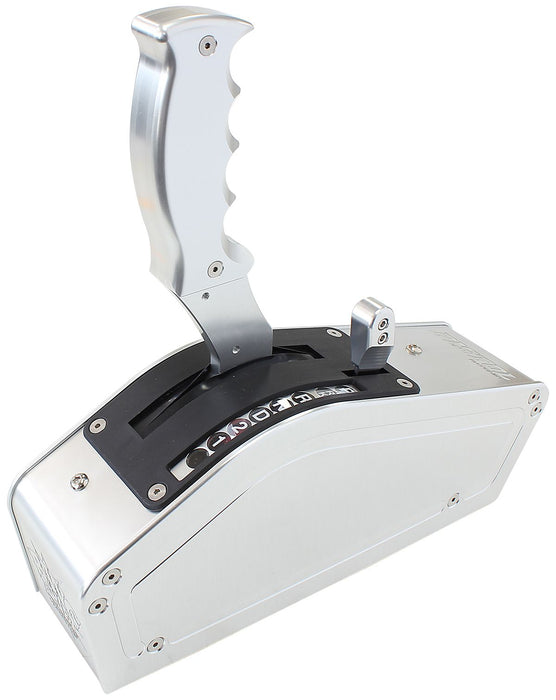 Aeroflow Bang Shift PISTOL 2, 3& 4 Speed Ratchet Shifter Silver Finish