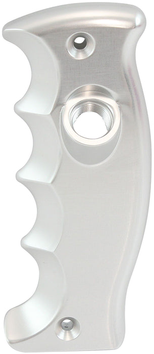 Pistol Grip Passengers Side Single Button Plate, Silver  Suit Pistol and Attack Bang Shift Shifters