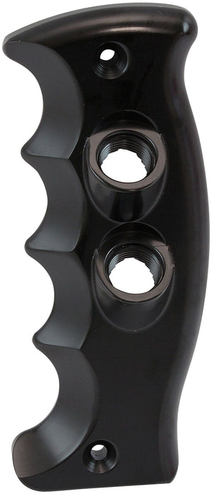 Pistol Grip PassengersSide Dual Button Plate, Black  Suit Pistol and Attack Bang Shift Shifters