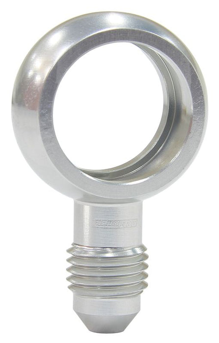 Alloy AN Banjo Fitting 18mm to -4AN  Silver Finish