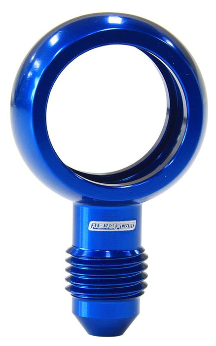 Alloy AN Banjo Fitting 18mm to -4AN  Blue Finish
