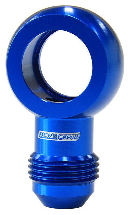 Alloy AN Banjo Fitting 18mm to -8AN  Blue Finish