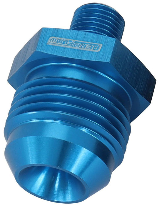 Metric to Male Flare Adapter M10 x 1mm to -10AN  Blue Finish