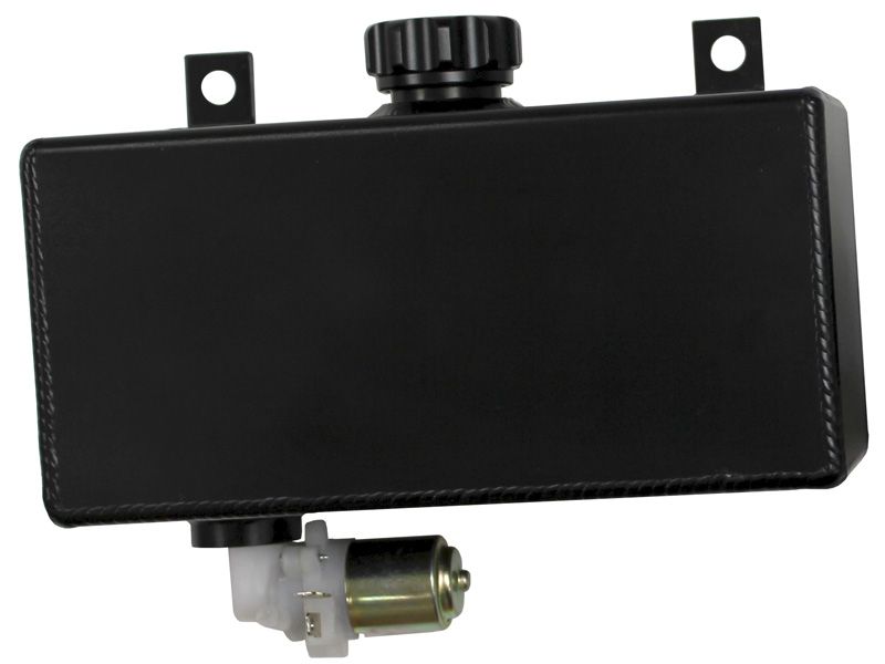 Fabricated Alloy Washer Tank with Motor   80mm L x 210mm W x 100mm H, Black finish
