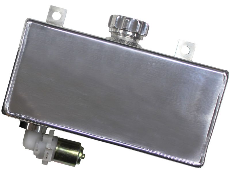 Fabricated Alloy Washer Tank with Motor   80mm L x 210mm W x 100mm H, Polished finish