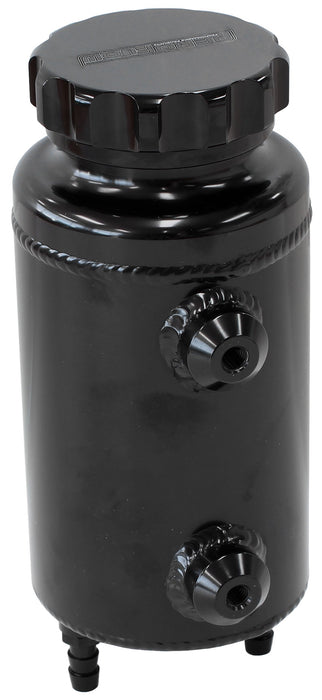 Universal 800mL Radiator Overflow Tank - Black Finish   7-1/2" Height x 3-1/2" Diameter
