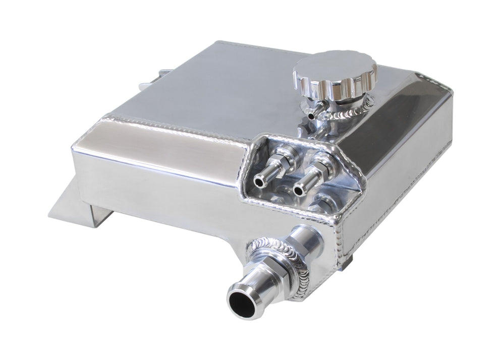 Fabricated Radiator Overflow Tank - Polished   Suit Ford Falcon BA-BF & FG