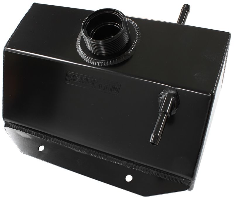 Fabricated Radiator Overflow Tank - Black  Suit Ford Mustang 2015-20
