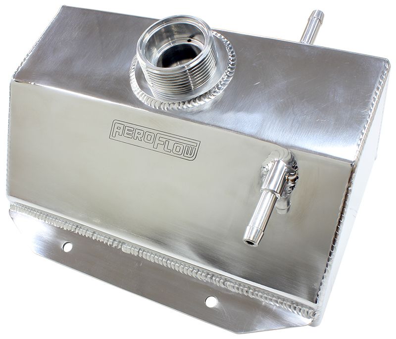 Fabricated Radiator Overflow Tank - Polished  Suit Ford Mustang 2015-17