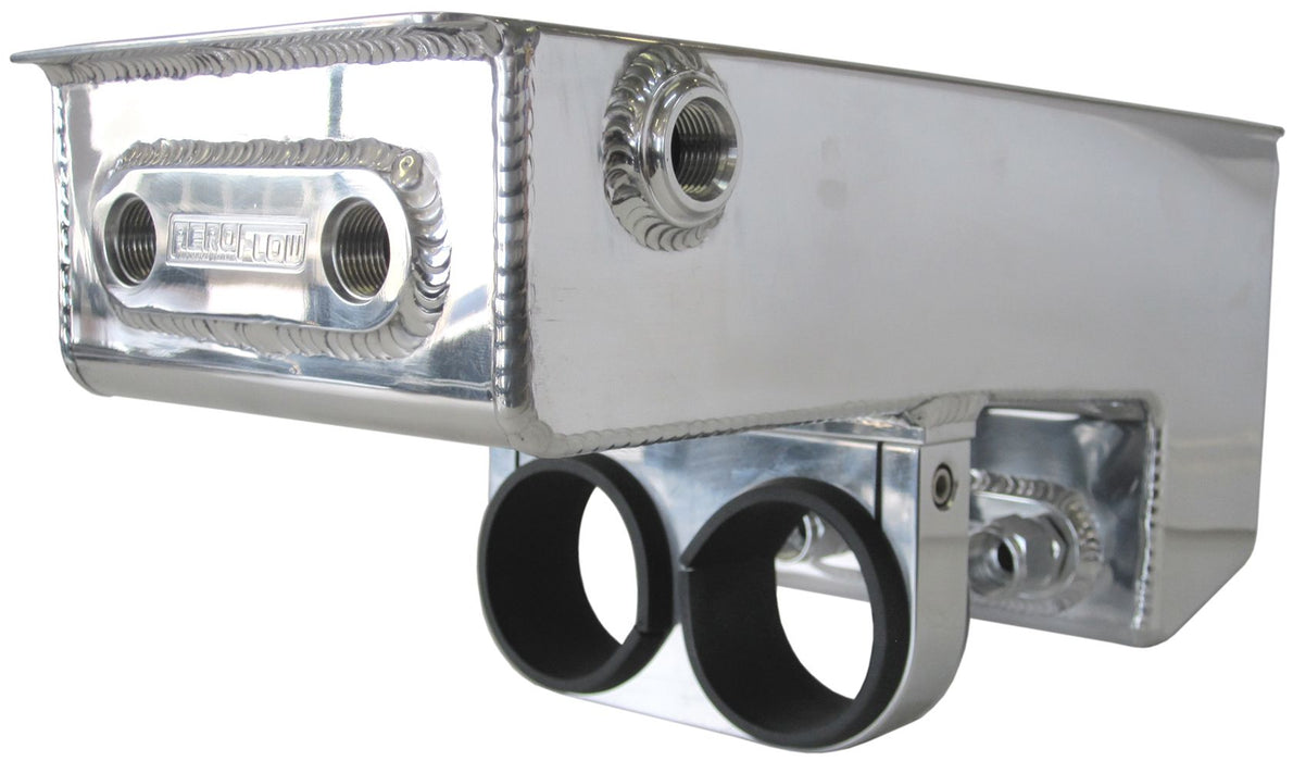 Dual EFI Pump Under-Car Surge Tank   Polished Finish.