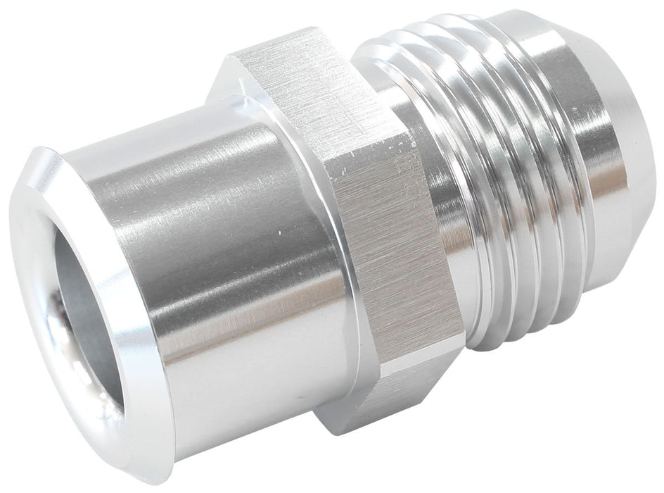 Push In Valve Cover Breather Adapter -12AN   Connect AN fitting to Rocker Covers with a rubber grommet, Silver Finish