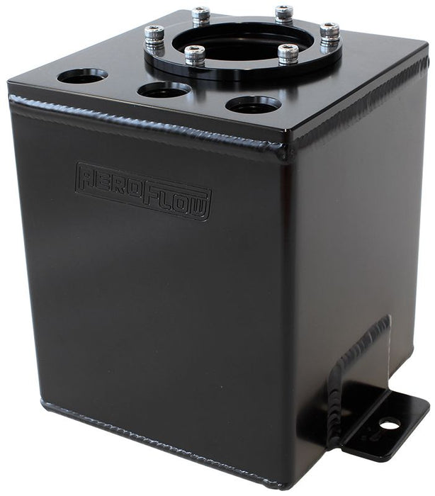 Single EFI Pump Surge Tank - Black  Use With AF49-1014 Fuel Pump