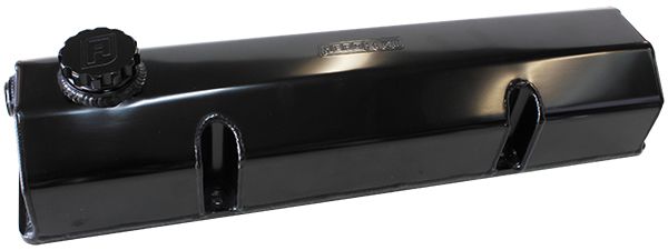 SB Chev Fabricated Billet Valve Covers Black Finish. Sold as a Pair