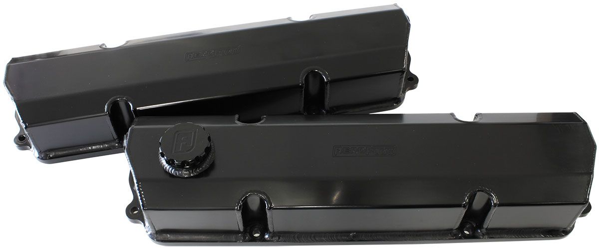 Early V8 Holden SeriesFabricated Billet Valve Covers Black Finish. Sold as a Pair