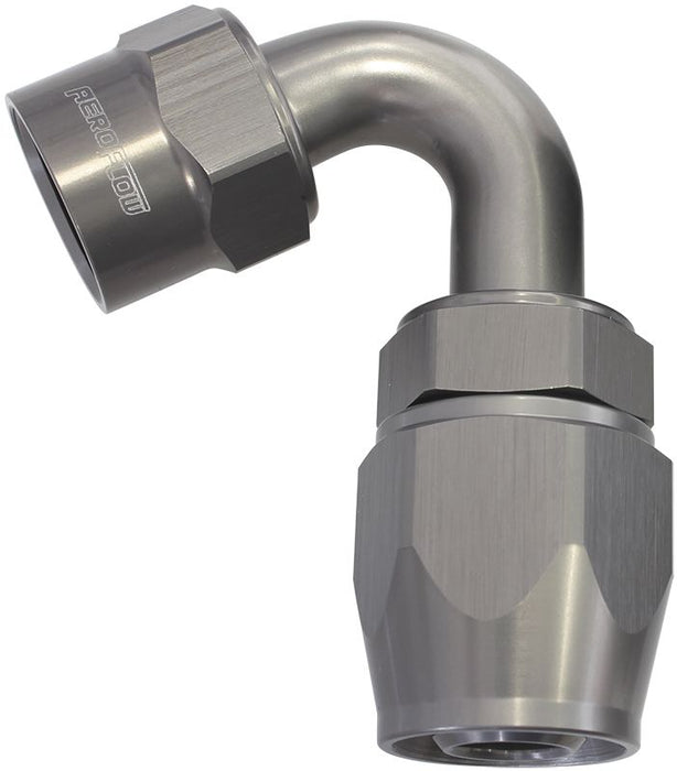 Kryptalon® Series Lightweight One Piece Swivel 120° Hose End -6AN  Titanium Finish. Suits Kryptalon® Series Hose