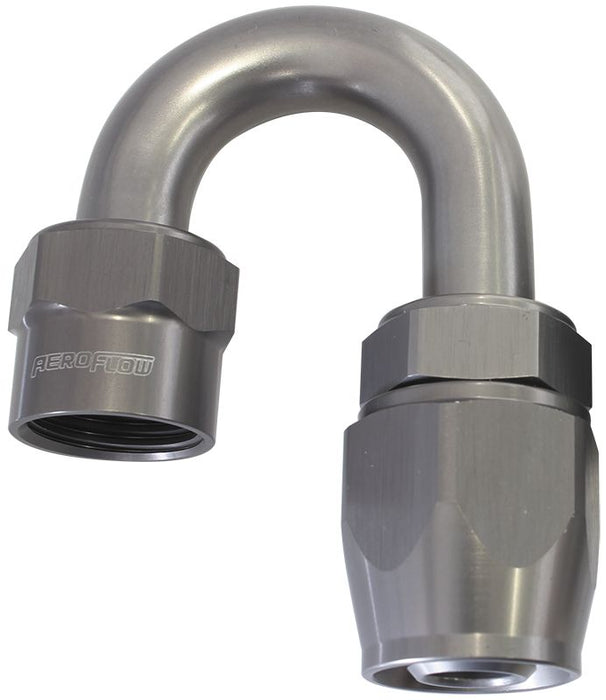 Kryptalon® Series Lightweight One Piece Swivel 180° Hose End -6AN  Titanium Finish. Suits Kryptalon® Series Hose