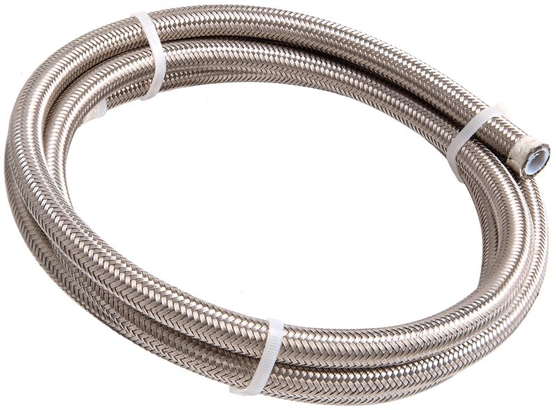 800 Series Nylon Stainless Steel Air Conditioning Hose #6  1 Metre Length