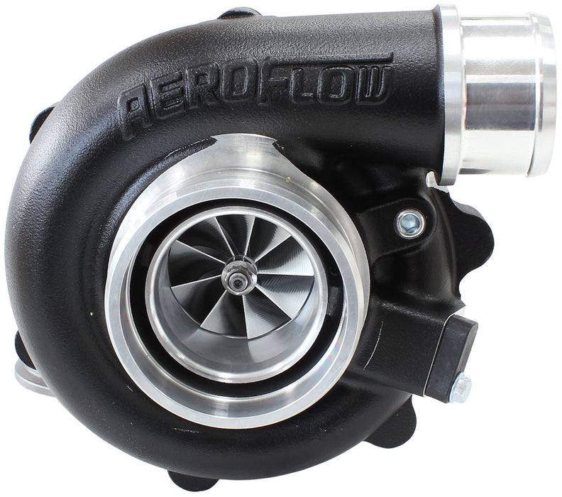 Aeroflow BOOSTED 4849 .72 Turbocharger 550HP, Hi Temp Black Finish External Wastegate, V-Band Inlet & Exhaust Flanges