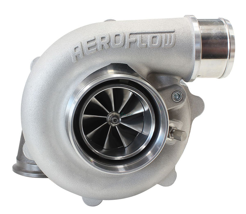 Aeroflow BOOSTED 5449 .72 Turbocharger 660HP, Natural Cast Finish External Wastegate, V-Band Inlet & Exhaust Flanges