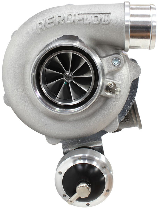 Aeroflow BOOSTED 5449 .72 Turbocharger 660HP, Natural Cast Finish Internal Wastegate, V-Band Inlet & Exhaust Flanges