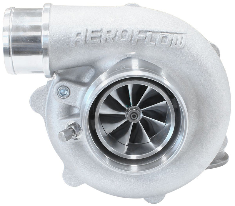 Aeroflow BOOSTED 5449 .72 Reverse Rotation Turbocharger 660HP, Natural Cast Finish External Wastegate, V-Band Inlet & Exhaust Flanges