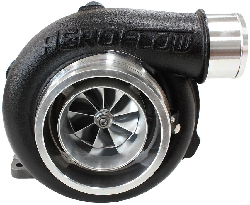 Aeroflow BOOSTED 5855 .63 Turbocharger 750HP, Hi Temp Black Finish External Wastegate, T3 Inlet Flange, V-Band Exhaust Flange