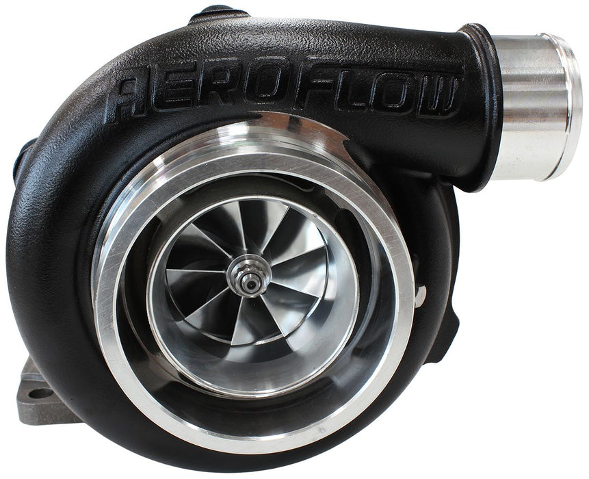 Aeroflow BOOSTED 5862 .63 Turbocharger 750HP, Hi Temp Black Finish External Wastegate, T3 Inlet Flange, V-Band Exhaust Flange