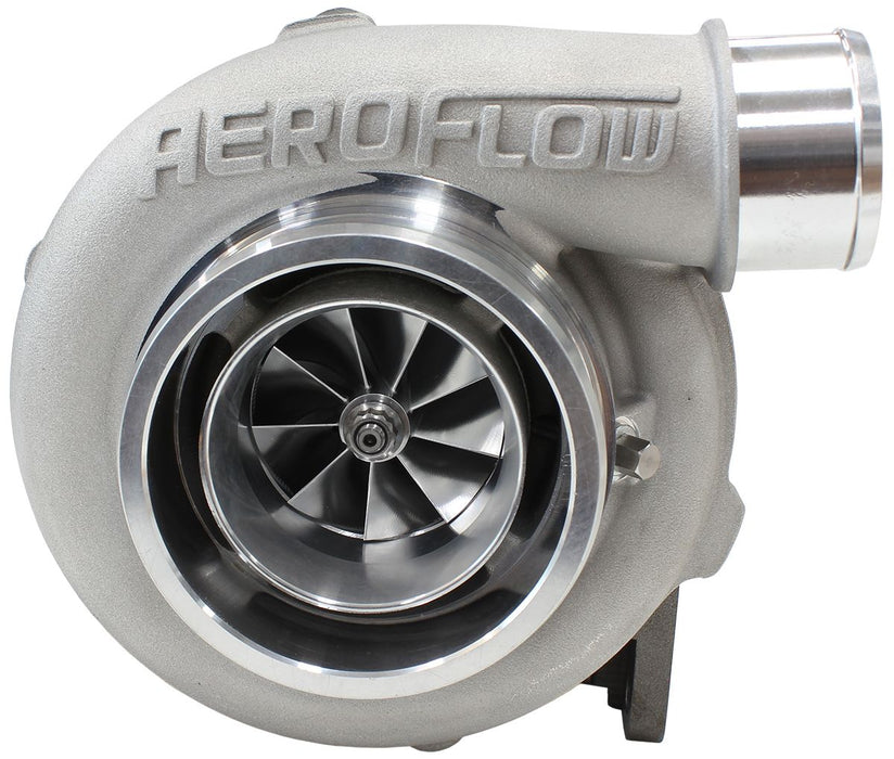 Aeroflow BOOSTED 5862 1.06 Turbocharger 750HP, Natural Cast Finish External Wastegate, T3 Inlet Flange, V-Band Exhaust Flange