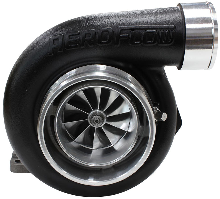 Aeroflow BOOSTED 6662 .63 Turbocharger 900HP, Hi Temp Black Finish External Wastegate, T3 Inlet Flange, V-Band Exhaust Flange