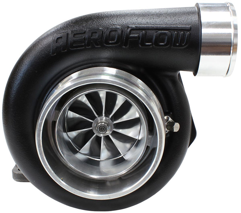 BOOSTED 6762 .82 Turbocharger 950HP, Hi Temp Black Finish  External Wastegate, T3 Inlet Flange, V-Band Exhaust Flange