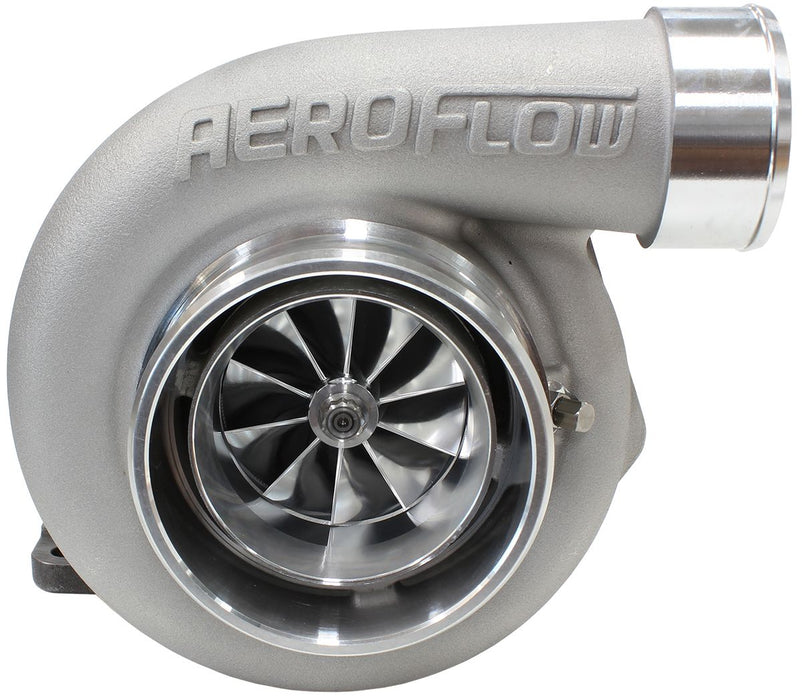 BOOSTED 6762 .82 Turbocharger 950HP, Natural Cast Finish  External Wastegate, T3 Inlet Flange, V-Band Exhaust Flange