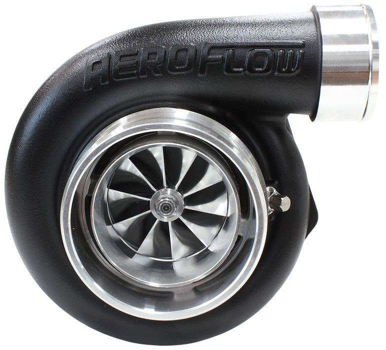 Aeroflow BOOSTED 6762 V-Band .83 Turbocharger 950HP, Hi Temp Black Finish External Wastegate, V-Band Inlet & Exhaust Flanges