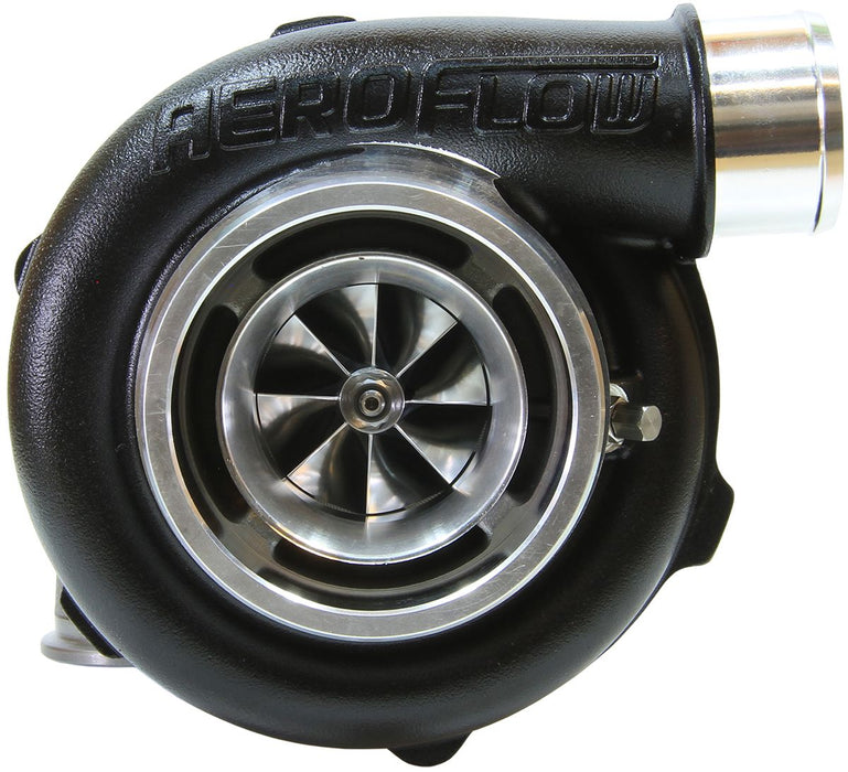 Aeroflow BOOSTED 5455 V-Band .83 Turbocharger 650HP, Hi Temp Black Finish External Wastegate, V-Band Inlet & Exhaust Flanges