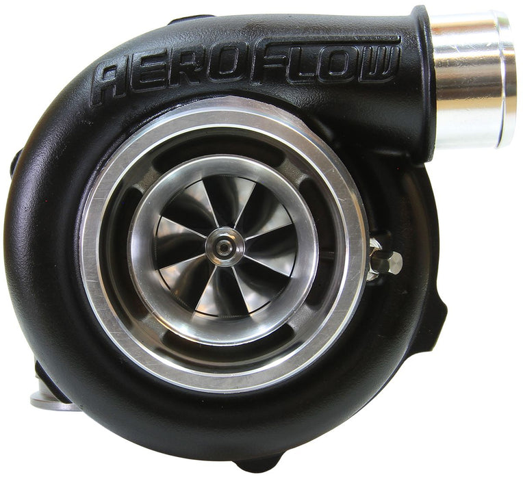 BOOSTED 5455 V-Band 1.01 Turbocharger 650HP, Hi Temp Black Finish  External Wastegate, V-Band Inlet & Exhaust Flanges