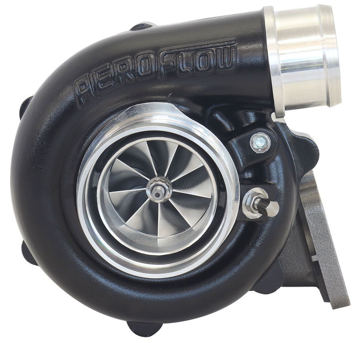 Aeroflow BOOSTED B5455 .61 Turbocharger 660HP, Hi Temp Black Finish External Wastegate, T3 Inlet Flange, V-Band Exhaust Flange