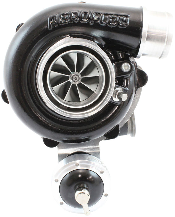 Aeroflow BOOSTED B5455 .92 Turbocharger 660HP, Hi Temp Black Finish Internal Wastegate, V-Band Inlet & Exhaust Flanges