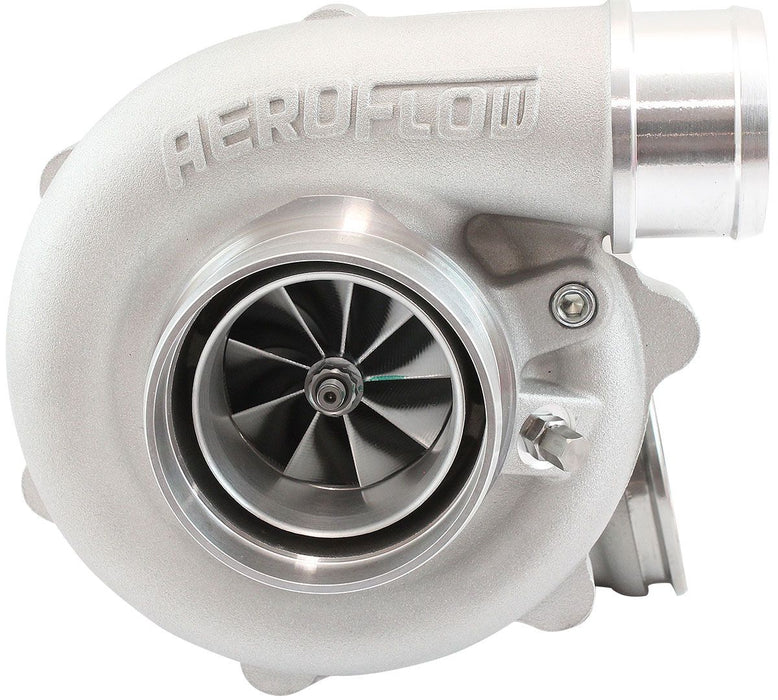 Aeroflow BOOSTED B5455 .63 Turbocharger 660HP, Natural Cast Finish External Wastegate, V-Band Inlet & Exhaust Flanges