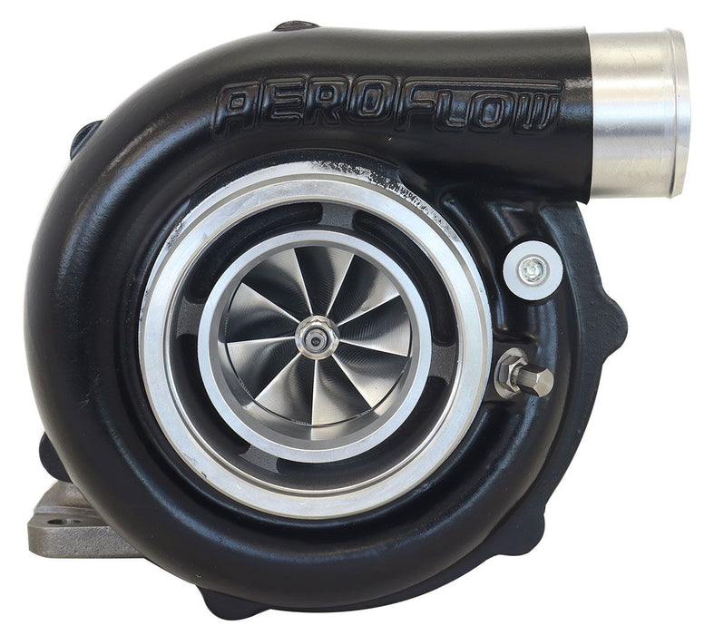 Aeroflow BOOSTED B5855 .83 Turbocharger 770HP, Hi Temp Black Finish External Wastegate, T3 Inlet Flange, V-Band Exhaust Flange