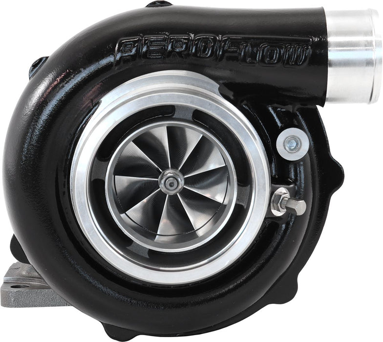 Aeroflow BOOSTED 6255 .63 Turbocharger 900HP, Hi Temp Black Finish External Wastegate, T3 Inlet Flange, V-Band Exhaust Flange