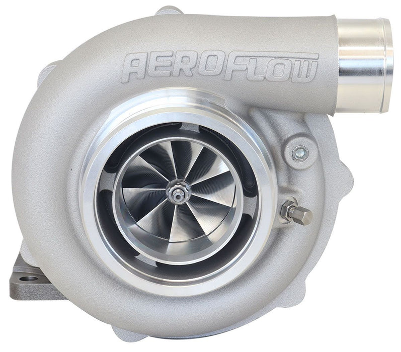 Aeroflow BOOSTED 6255 .83 Turbocharger 900HP, Natural Cast Finish External Wastegate, T3 Inlet Flange, V-Band Exhaust Flange