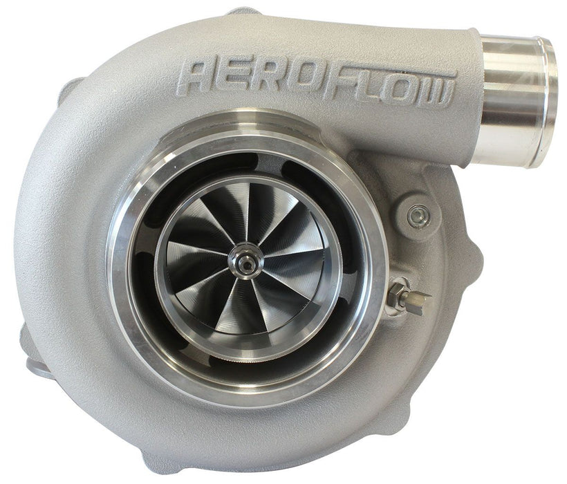 Aeroflow BOOSTED 6255 .83 Turbocharger 900HP, Natural Cast Finish External Wastegate, V-Band Inlet & Exhaust Flanges